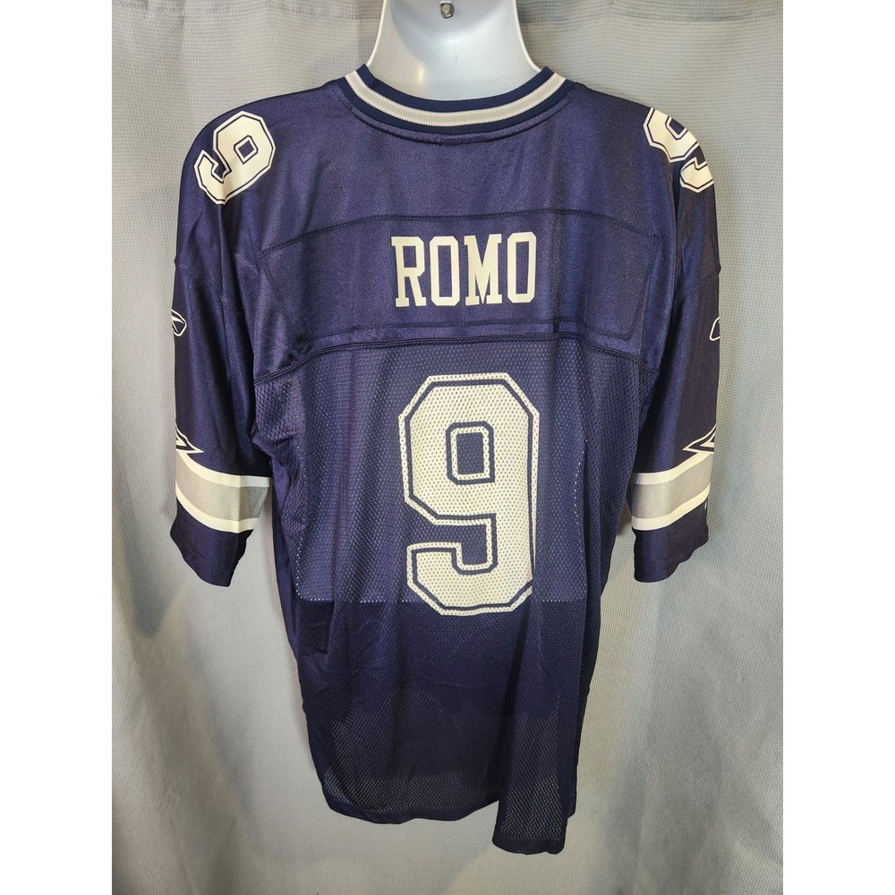 NFL Equipment Reebok Authentic Dallas Cowboys Football Jersey Tony Romo #9 Large - Picture 2 of 6